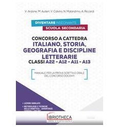 CONCORSO A CATTEDRA ITALIANO, STORIA, GEOGRAFIA E DI