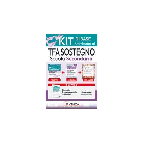 KIT BASE AMMISSIONE TFA SOSTEGNO SECOND