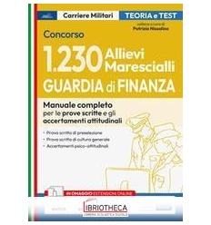 CONCORSO 1230 ALLIEVI MARESCIALLI GDF