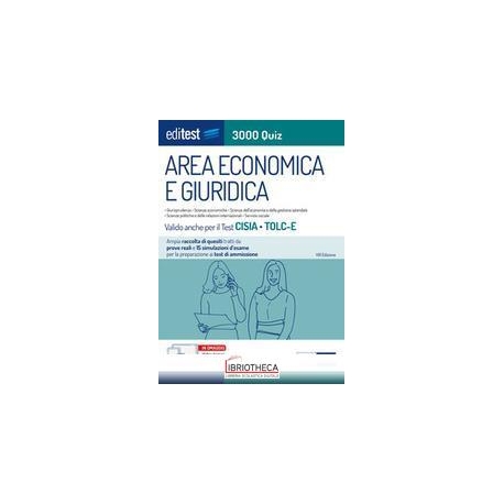 EDITEST. AREA ECONOMICA E GIURIDICA. 3000 QUIZ. AMPI