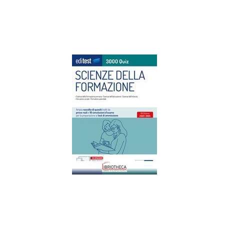 SCIENZE DELLA FORMAZIONE 3000 QUIZ 13ED