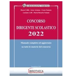 CONCORSO DIRIGENTE SCOLASTICO