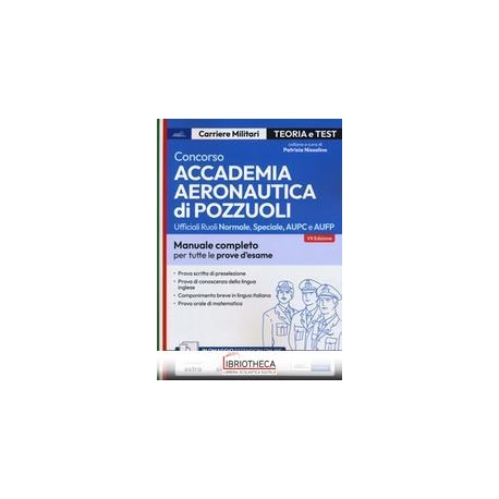 CONCORSO ACCADEMIA AERONAUTICA DI POZZUOLI. TEORIA E