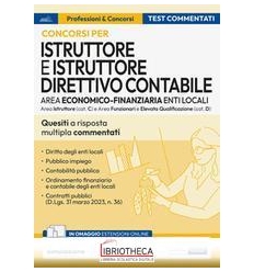 TEST COMMENTARTI PER IL CONCORSO ISTRUTTORE AMMINIST