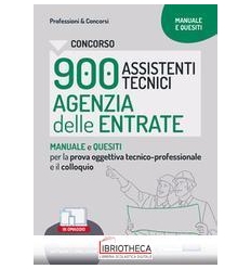 CONCORSO 900 ASSISTENTI TECNICI AG.ENTR.