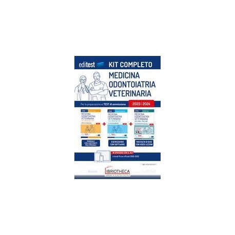 KIT MEDICINA ODONTOIATRIA 2023-24 12ED