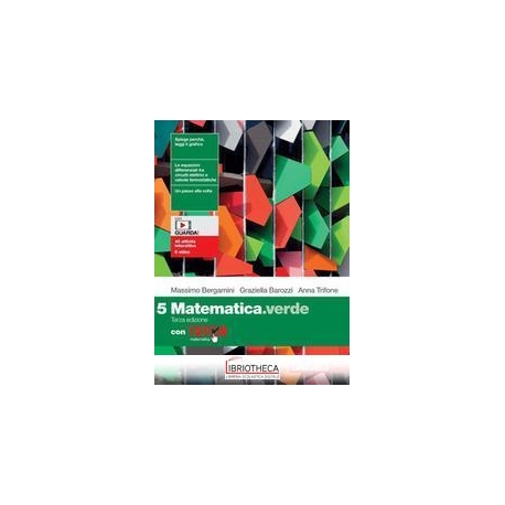 MATEMATICA VERDE 3E +TUTOR 5 ED.ONLINE