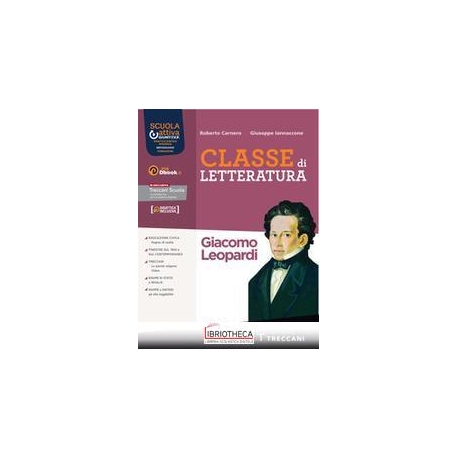 CLASSE DI LETTERATURA VOL. LEOPARDI