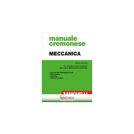 MANUALE CREMONESE DI MECCANICA