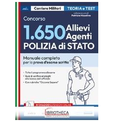 CONCORSO 1650 ALLIEVI AGENTI POLIZ.STATO