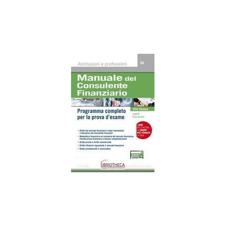 56 MANUALE DEL CONSULENTE FINANZIARIO