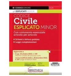 CODICE CIVILE ESPLICATO MINOR - CON COMMENTO ESSENZI