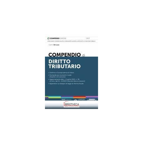 COMPENDIO DI DIRITTO TRIBUTARIO