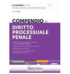 COMPENDIO DI DIRITTO PROCESSUALE PENALE