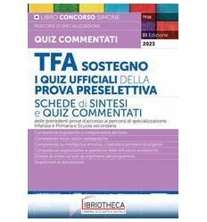 TFA SOSTEGNO. I QUIZ UFFICIALI DELLA PROVA PRESELETT