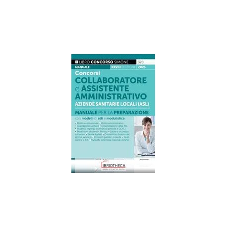 CONCORSO COLLABORATORE E ASSISTENTE AMMINISTRATIVO A