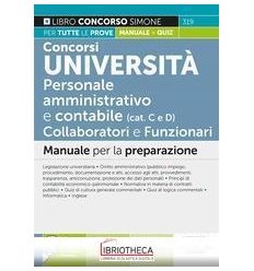 CONCORSI UNIVERSIT? PERSONALE AMMINISTRATIVO E CONTA