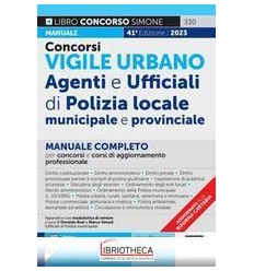 CONCORSO VIGILE URBANO AGENTI E UFFICIALI DI POLIZIA