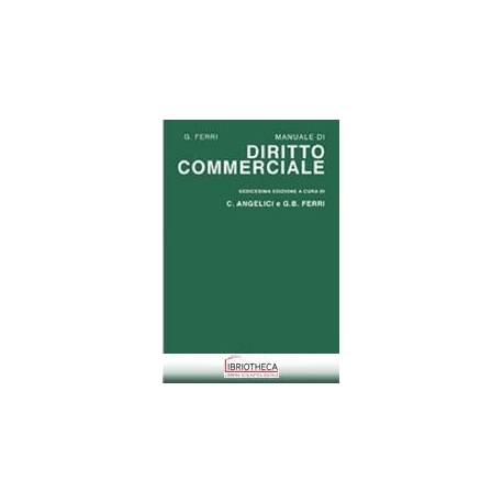 MANUALE DI DIRITTO COMMERCIALE