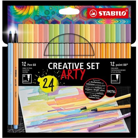 STABILO CREATIVE SET ARTY 24 PZ