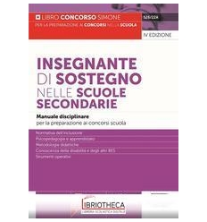 INSEGNANTE DI SOSTEGNO NELLE SCUOLE SECONDARIE - MAN